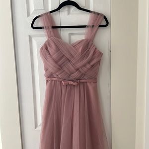 Pink tulle gown